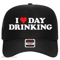 I Love Day Drinking Heart Hat thumb 0