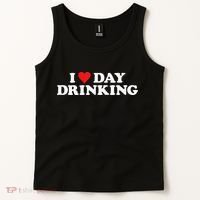 I Love Day Drinking Heart Tank Top thumb 2