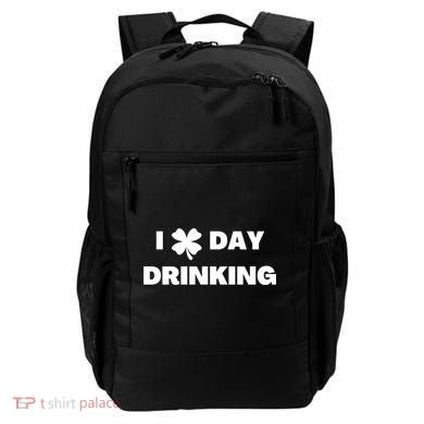 I Love Day Drinking St Patricks Day Shamrock Backpack