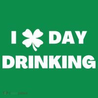 I Love Day Drinking St Patricks Day Shamrock Sweatshirt thumb 3