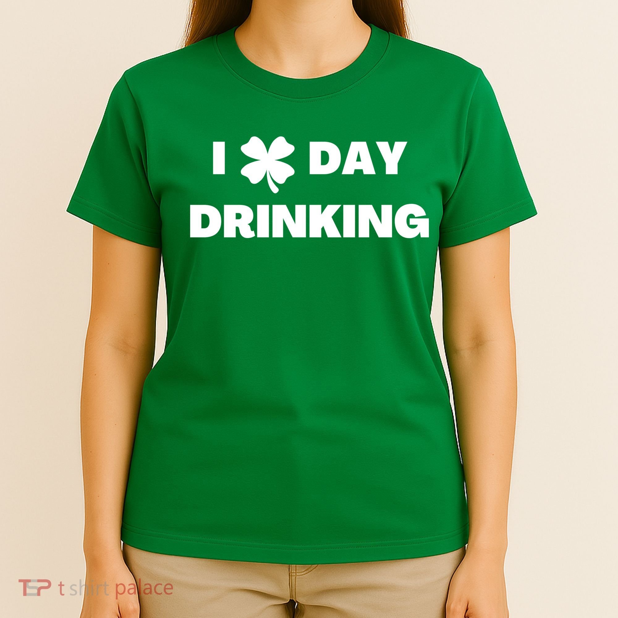 I Love Day Drinking St Patricks Day Shamrock T-Shirt