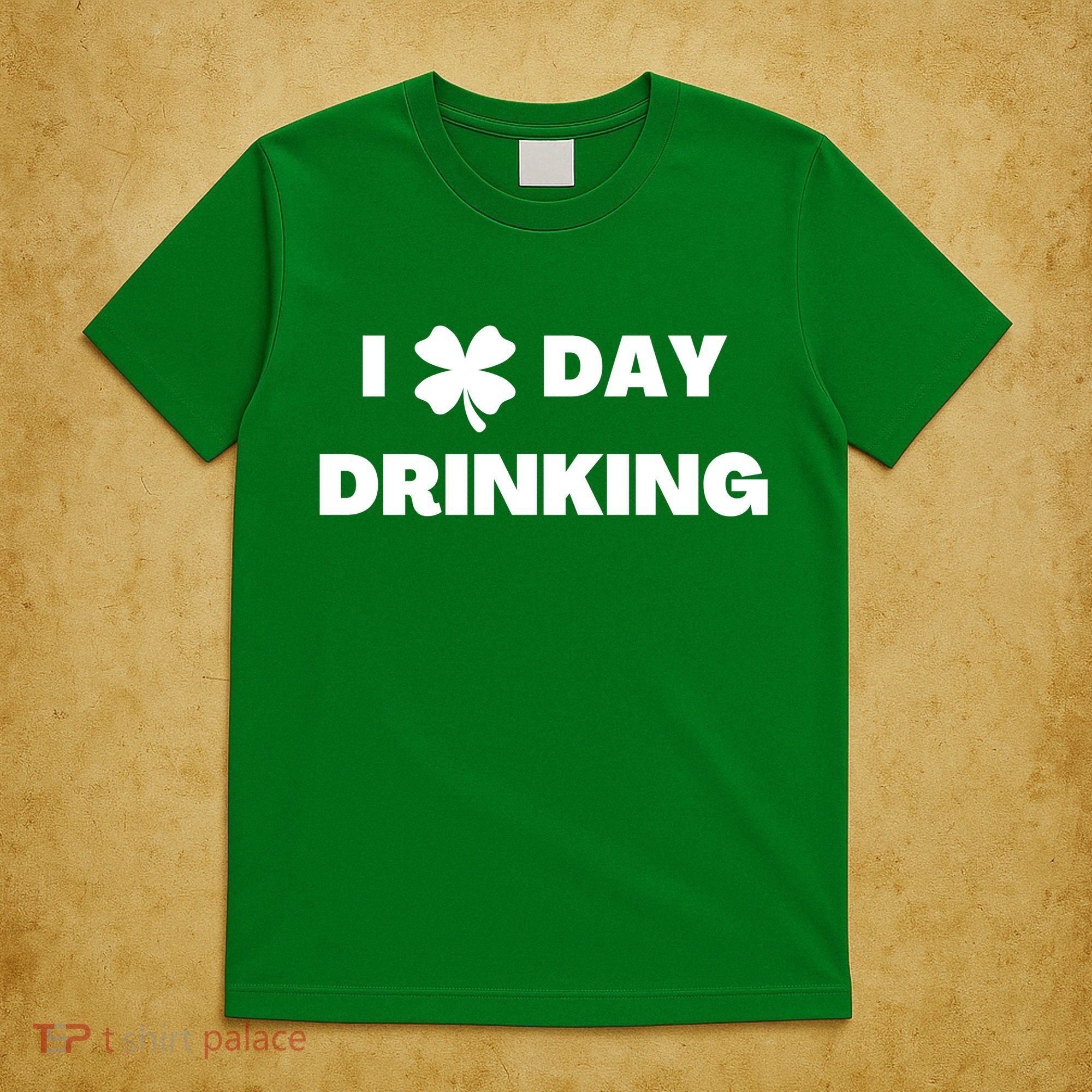 I Love Day Drinking St Patricks Day Shamrock T-Shirt