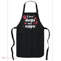 I Love Dogs And Naps Apron thumb 0