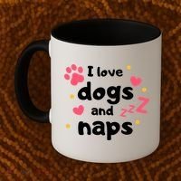 I Love Dogs And Naps Coffee Mug thumb 2