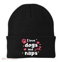 I Love Dogs And Naps Beanie thumb 0