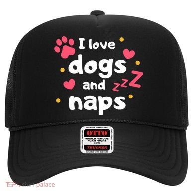 I Love Dogs And Naps Hat