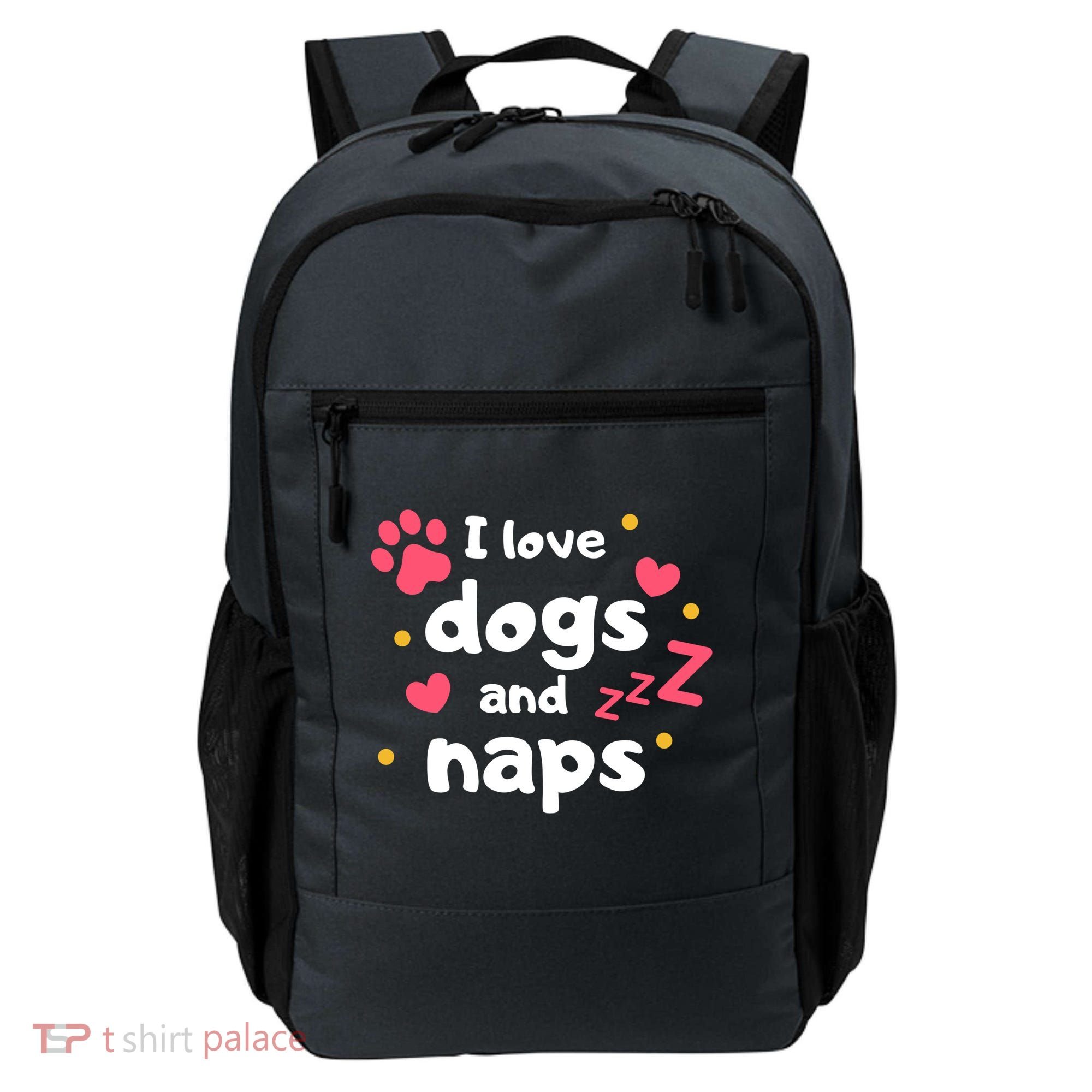I Love Dogs And Naps Backpack