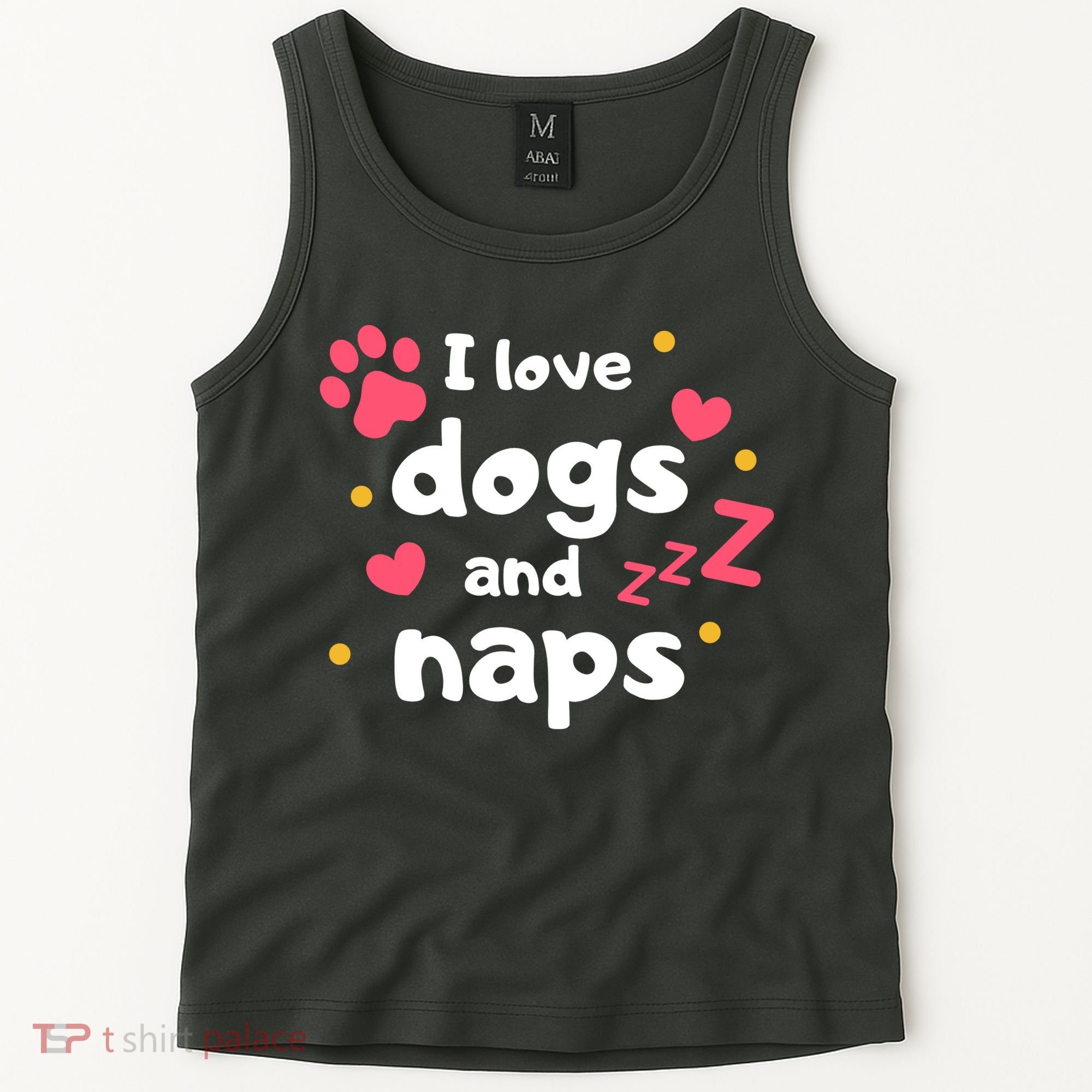 I Love Dogs And Naps Tank Top