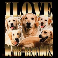 I Love Dumb Blondes Funny Meme Dog Lover Coffee Mug thumb 5
