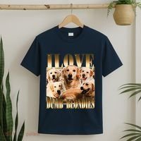 I Love Dumb Blondes Funny Meme Dog Lover T-Shirt thumb 2