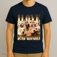 I Love Dumb Blondes Funny Meme Dog Lover T-Shirt thumb 3