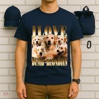 I Love Dumb Blondes Funny Meme Dog Lover T-Shirt thumb 6