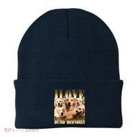 I Love Dumb Blondes Funny Meme Dog Lover Beanie thumb 0