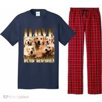I Love Dumb Blondes Funny Meme Dog Lover Pajama Set thumb 0