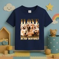 I Love Dumb Blondes Funny Meme Dog Lover Toddler T-Shirt thumb 3
