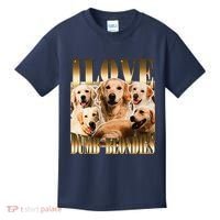 I Love Dumb Blondes Funny Meme Dog Lover Kids T-Shirt thumb 0