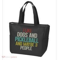 I Like Dogs And Pickleball And Maybe 3 People Tote Bag thumb 3