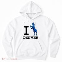 I Love Denver Blucifer Evil Blue Horse Hoodie thumb 0