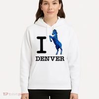 I Love Denver Blucifer Evil Blue Horse Hoodie thumb 5