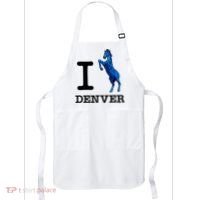 I Love Denver Blucifer Evil Blue Horse Apron thumb 0