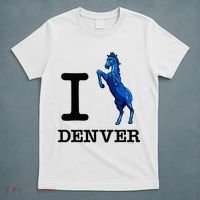 I Love Denver Blucifer Evil Blue Horse T-Shirt thumb 5