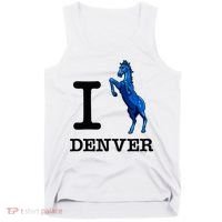 I Love Denver Blucifer Evil Blue Horse Tank Top thumb 0
