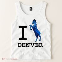 I Love Denver Blucifer Evil Blue Horse Tank Top thumb 2