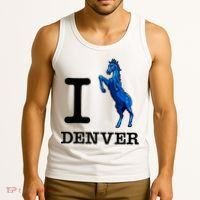 I Love Denver Blucifer Evil Blue Horse Tank Top thumb 3