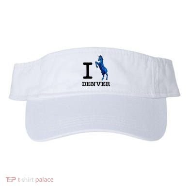 I Love Denver Blucifer Evil Blue Horse Visor