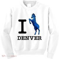 I Love Denver Blucifer Evil Blue Horse Kids Sweatshirt thumb 0