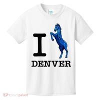 I Love Denver Blucifer Evil Blue Horse Kids T-Shirt thumb 0
