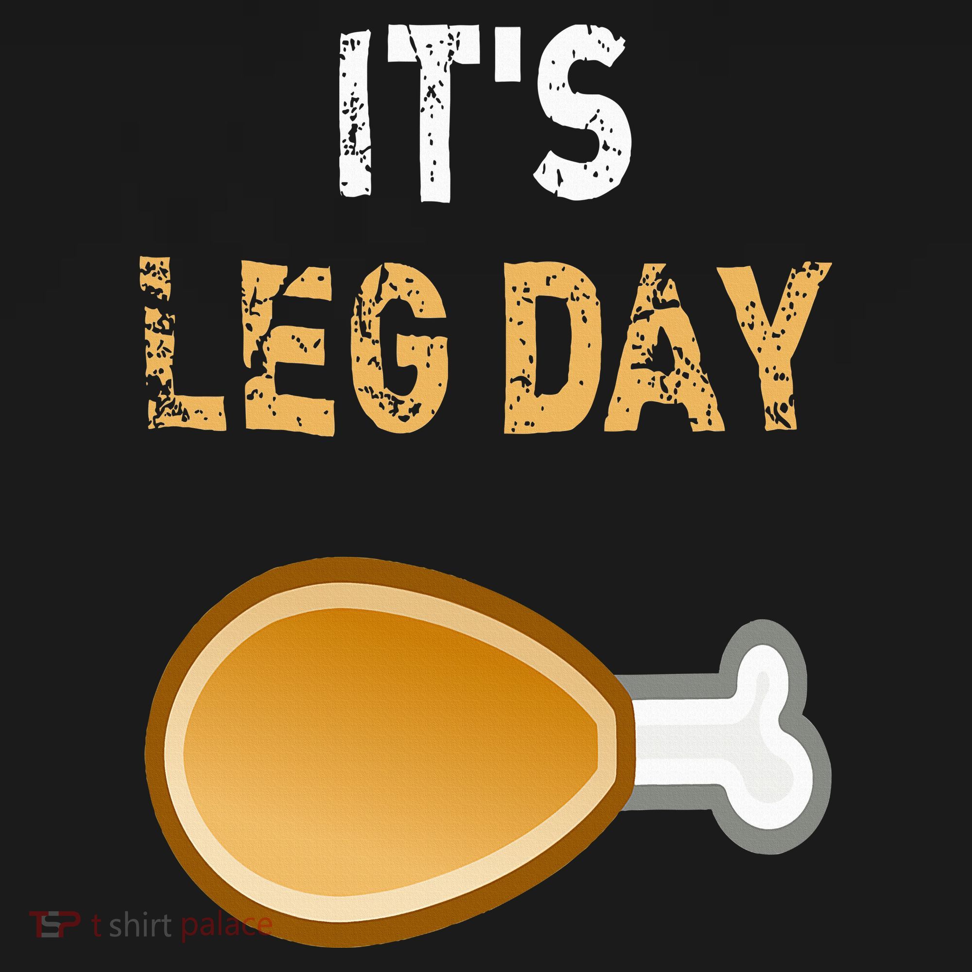 It's Leg Day Funny Workout Turkey Thanksgiving Coaster