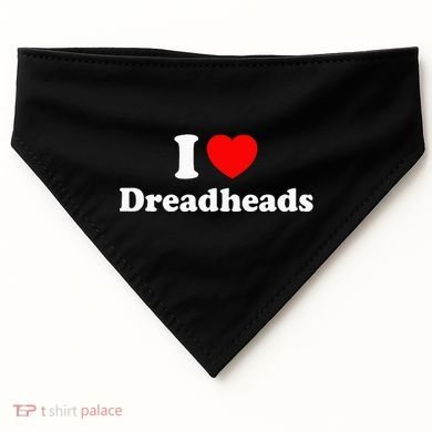 I Love Dreadheads USA-Made Doggie Bandana