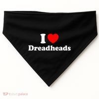 I Love Dreadheads USA-Made Doggie Bandana thumb 0