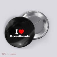 I Love Dreadheads Button thumb 0