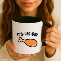 Its Leg Day Funny Thanksgiving Gym Coffee Mug thumb 3
