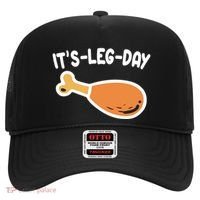 Its Leg Day Funny Thanksgiving Gym Hat thumb 0