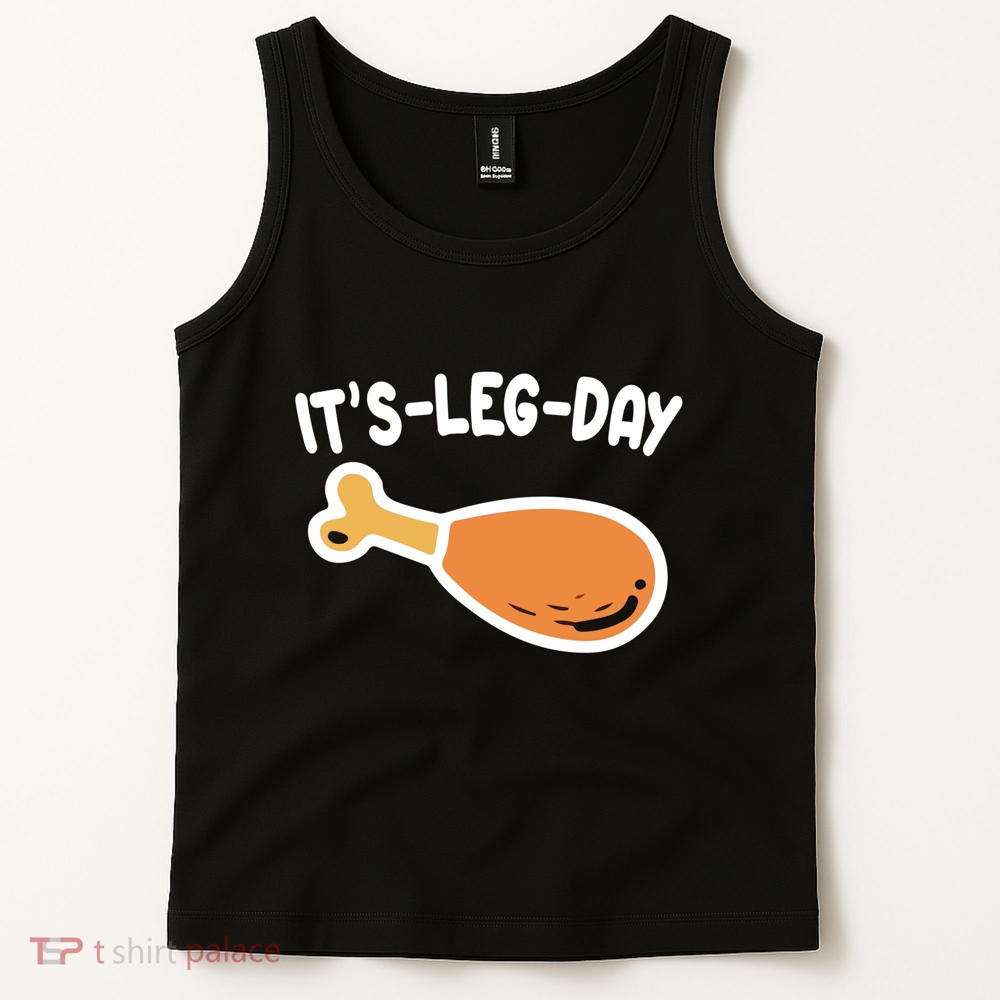 Its Leg Day Funny Thanksgiving Gym Tank Top