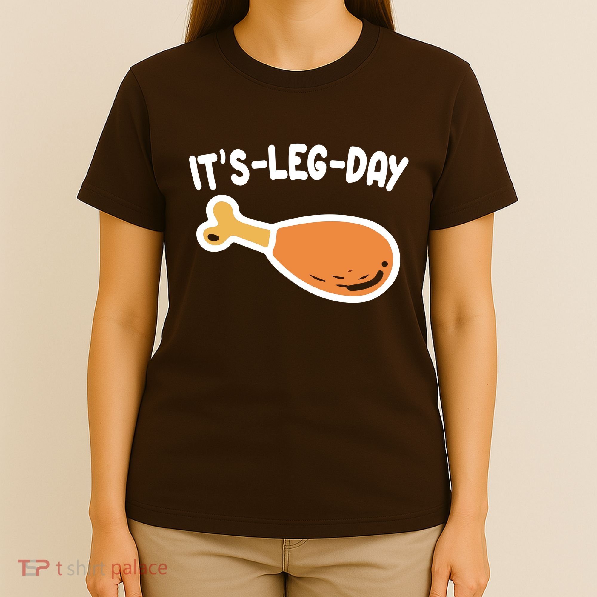 Its Leg Day Funny Thanksgiving Gym T-Shirt
