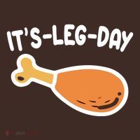 Its Leg Day Funny Thanksgiving Gym Mousepad thumb 1