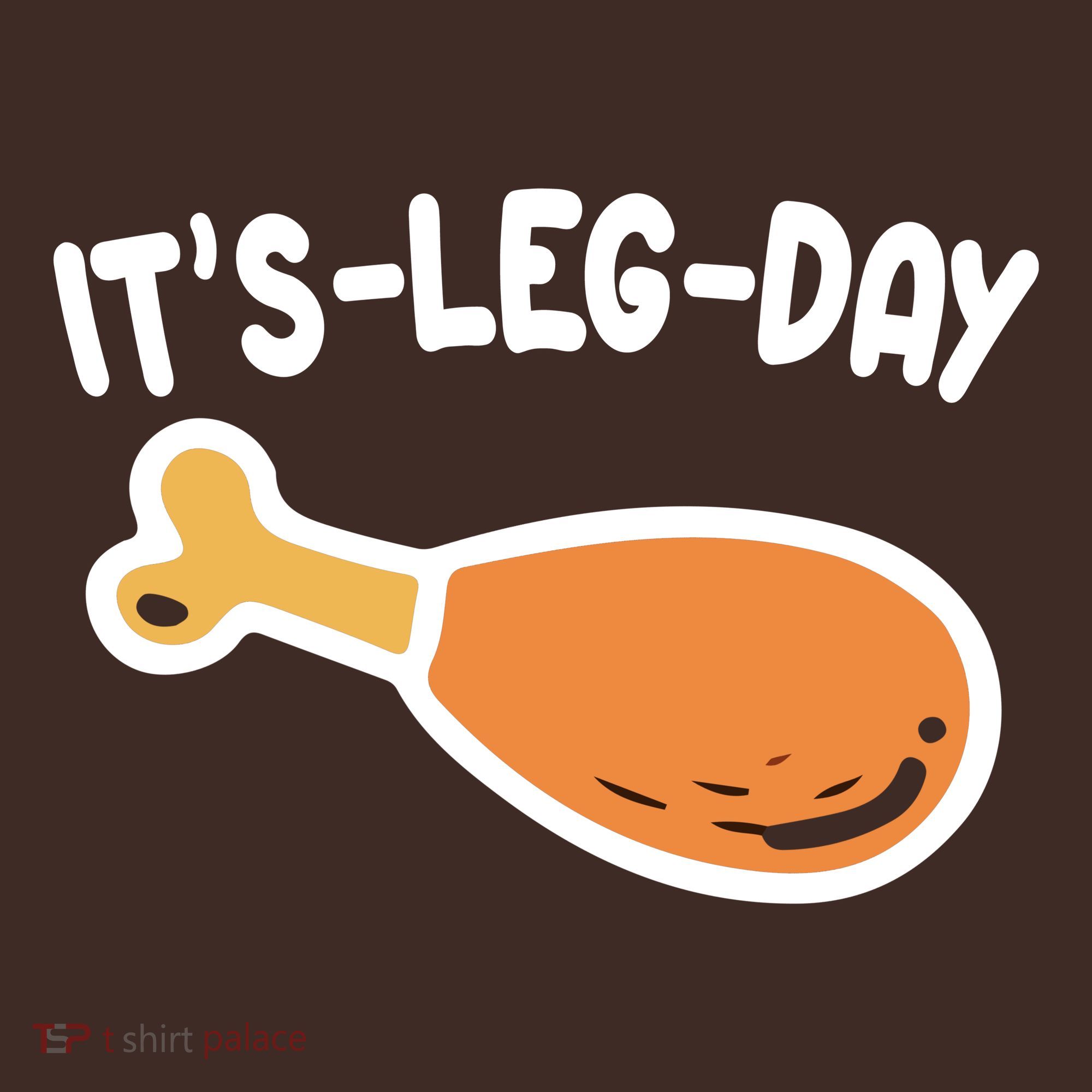 Its Leg Day Funny Thanksgiving Gym Mousepad