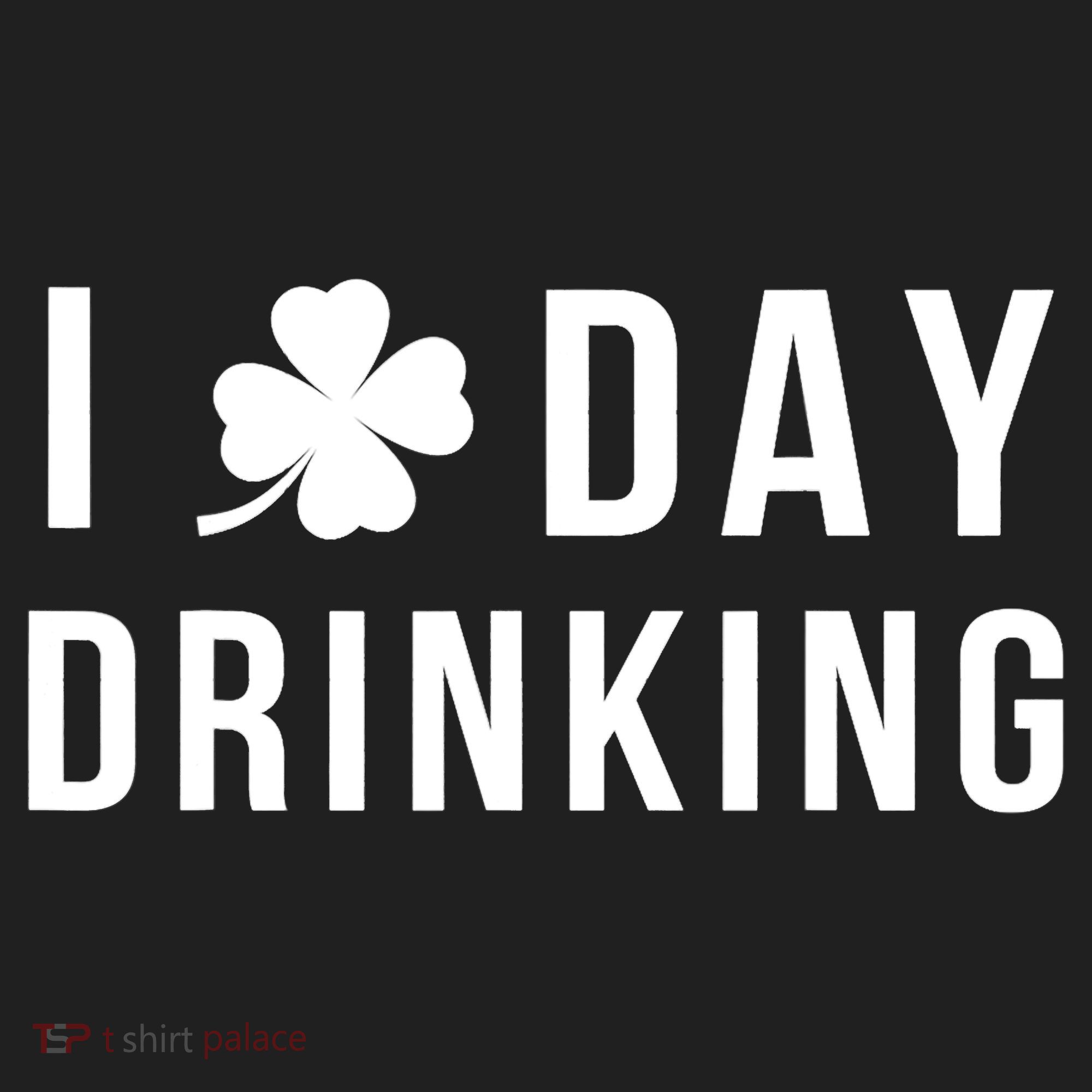 I Love Day Drinking Funny Shamrock St. Patrick's Day Beanie