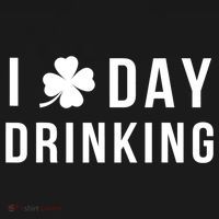 I Love Day Drinking Funny Shamrock St. Patrick's Day Visor thumb 3