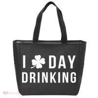 I Love Day Drinking Funny Shamrock St. Patrick's Day Tote Bag thumb 0