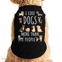 I Like Dogs More Than People Gift Doggie Tank thumb 0