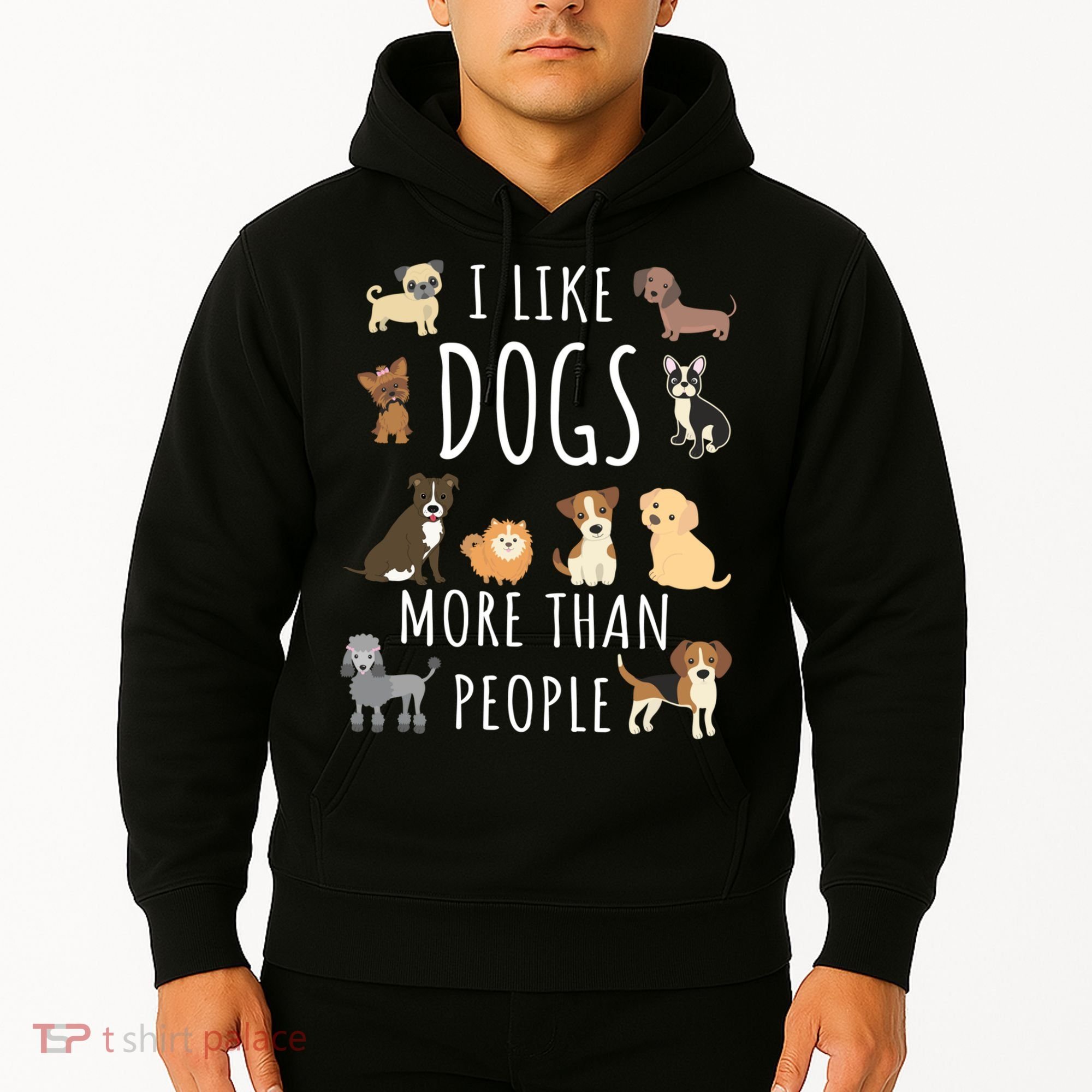 I Like Dogs More Than People Gift Hoodie