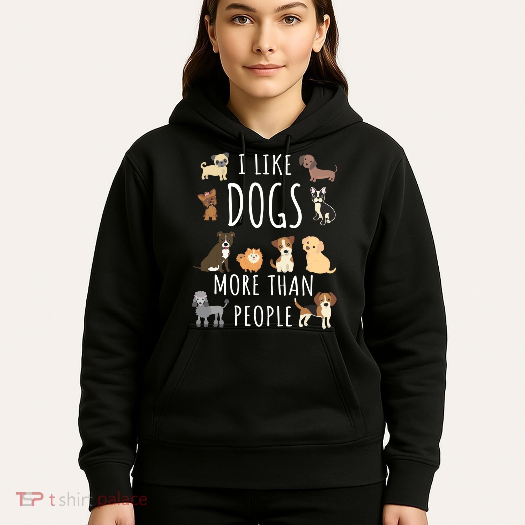 I Like Dogs More Than People Gift Hoodie