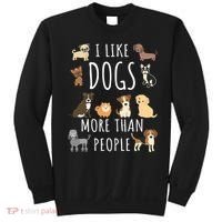 I Like Dogs More Than People Gift Sweatshirt thumb 0