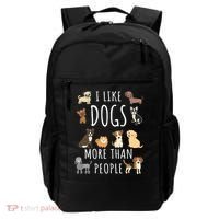 I Like Dogs More Than People Gift Backpack thumb 0