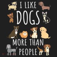 I Like Dogs More Than People Gift Beanie thumb 2